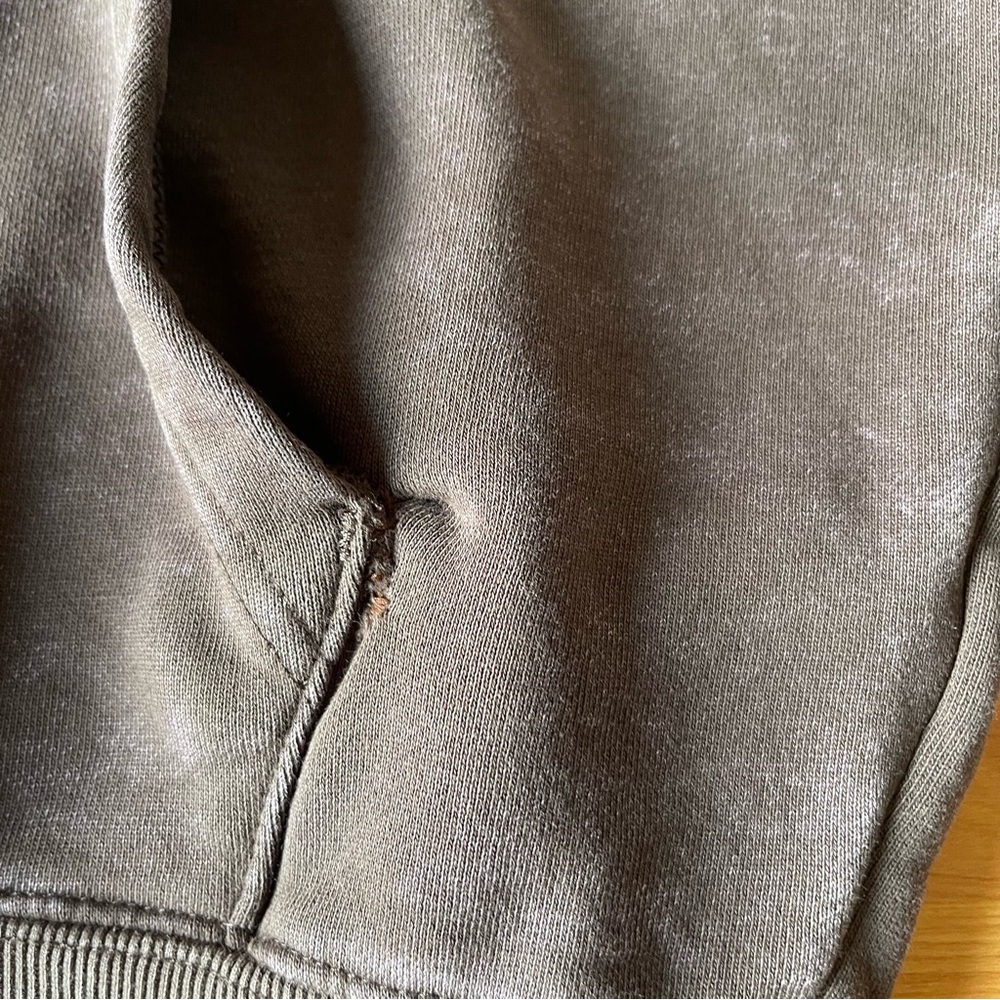 NINTH HALL Women’s Boxy Dark Brown Hoodie Size Small - Picture 8 of 9